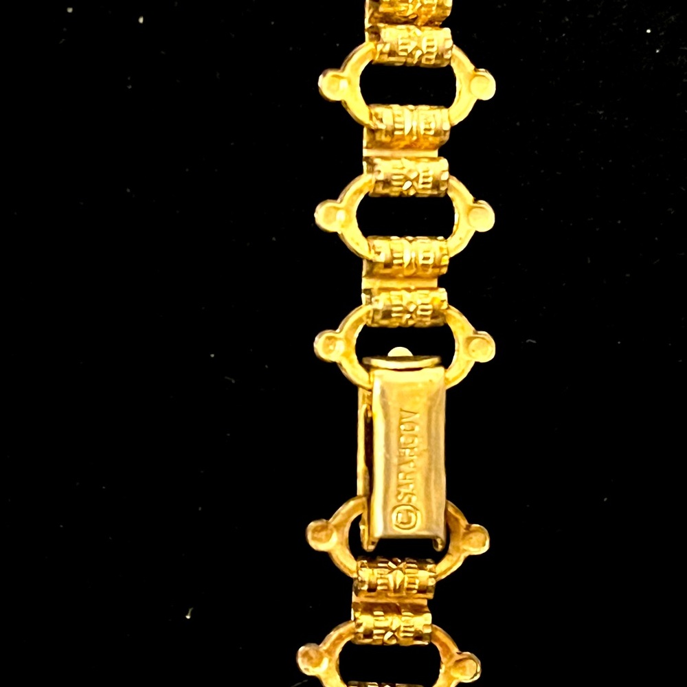 70's Sarah Coventry Necklace, Gold Tone Necklace,Gold Chain - Picture 4 of 7